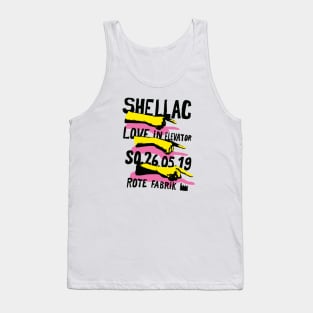 Shellac Love In Elevator Rote Fabrik Tank Top